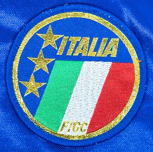 Original match worn Spielertrikot von Italien mit der Rückennummer 19. Getragen von Ruggiero Rizzitelli in einem Spiel der Fußball Europameisterschaft 1988 in Deutschland. Status:ABA. - Bild 4