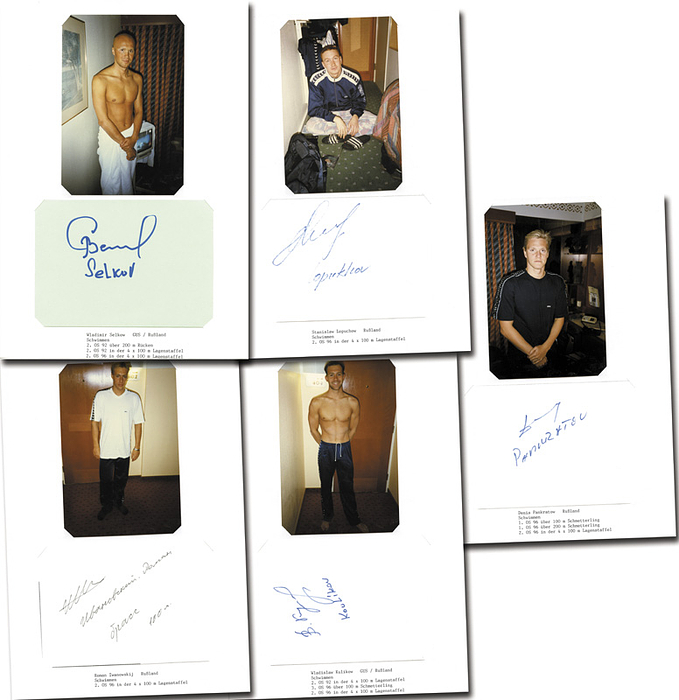 Olympic Games 1996 Autograph swimming RUS