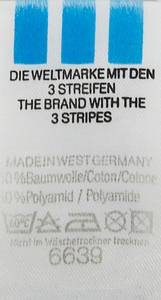 match worn football shirt Bayern Munich 1988/1989 - Original match worn player shirt with number 8. Worn by Stefan Reuter in a game in the 1988/1989 Bundesliga season. : ABB --short sleeve jersey; Size L; adidas logo printed; 'Commodore' flocked advertising imprint; flocked back number and lettering 'Bayern Munich'; Jersey has signs of wear (back number with missing parts, stains); adidas. Jersey comes from the collection of a former Bayern Munich employees Condition: A- - Bild 6