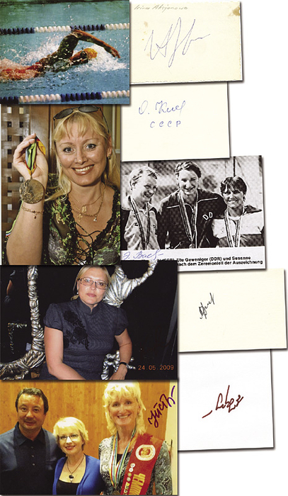 Olympic Games 1980 autograph swimming USSR