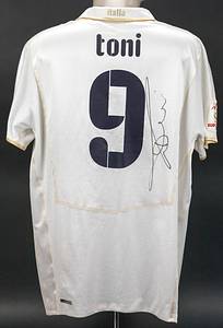 UEFA Euro 2008 match worn football shirt Italy - Bild 3