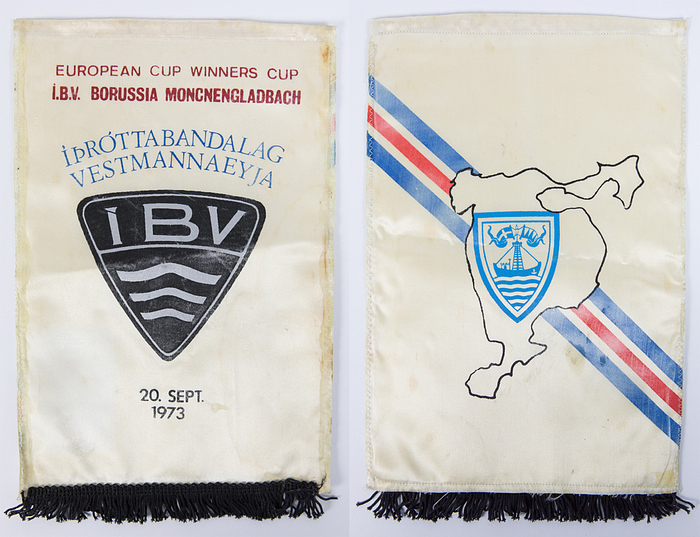 UEFA Europacup 1973 Match pennant Iceland