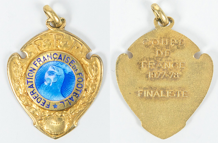 Winner medal French Football Cup 1979 Nizza