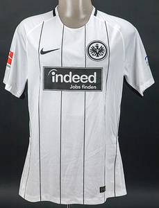 Sorry, no english description is available. ... match worn football shirt Eint. Frankfurt 2017/18 -  Condition: A.....Trikot kurzarm; Größe L; Vereinsemblem und Nike-Logo gestickt; Sponsor `indeed Jobs finden` gummiert; Schriftzug 'Eintracht Frankfurt', Spielernummer und Spielername gummiert; Rückseite aus Netzstoff; mit BL Patch und Deutsche Börse Group Patch; Nike Dri-Fit. - Bild 2
