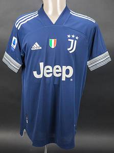 Turin, Juventus - Trikot 2020/2021  | Original match worn / issued Spielertrikot von Juventus Turin mit der Rückennummer 7. Getragen von Cristiano Ronaldo in einem Spiel der Serie A. Ronaldo ist Fußball Europameister 2016 und mehrfacher Weltfußballer. Seltenes Auswärtstrikot. Status:ABC. - Bild 2