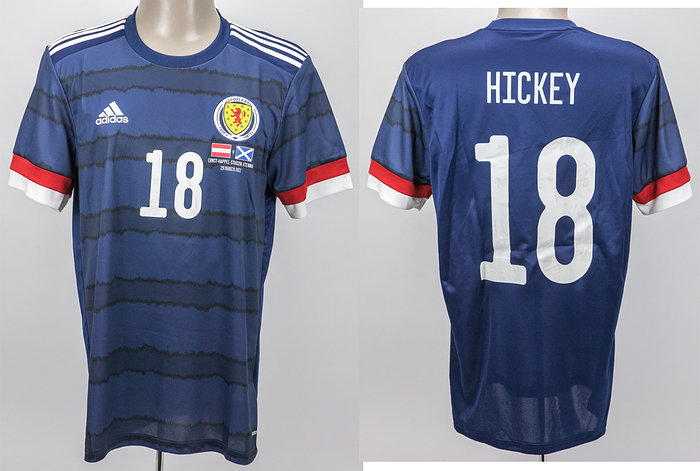 match worn football shirt Scotland 2022