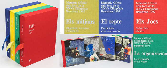 Memòria Oficial dels Jocs de la XXVa Olimpíada Barcelona 1992. (4bändig).