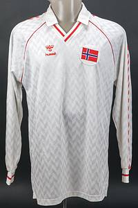 match worn football shirt Norway 1988 - Bild 2