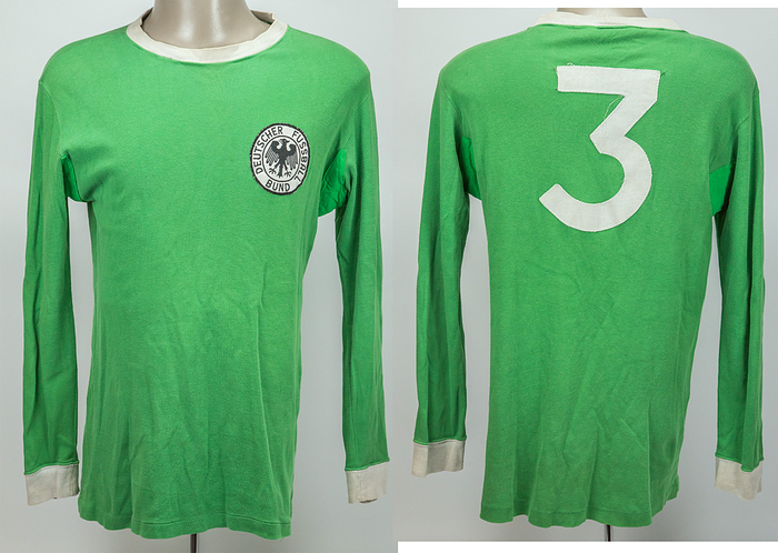 Germany match worn shirt 1971 Germany v Poland