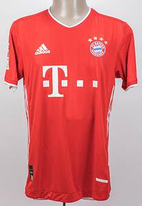 München, Bayern - Trikot 2020/2021  | Original match worn Spielertrikot vom FC Bayern München mit der Rückennummer 25. Getragen von Thomas Müller am 24.01.2021 im Spiel der Fußball Bundesliga gegen den FC Schalke 04. Schalke - Bayern 0:4. Müller ist Fußball Weltmeister 2014. Status:AAB. - Bild 2