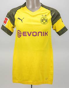 Original match worn / issued Spielertrikot von Borussia Dortmund mit der Rückennummer 19. Getragen von Mahmoud Dahoud am 06.04.2019 im Spiel der Fußball Bundesliga gegen den FC Bayern München; Bayern -  Dortmund 5:0. Status.AAC. - Bild 2
