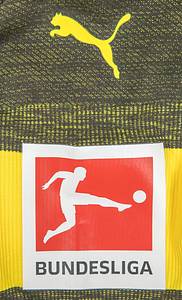 Sorry, no english description is available. ... match worn football shirt Borussia Dortmund 2019 -  Condition: A.....Trikot kurzarm; Größe L; Vereins-Logo, 2 Meistersterne und Puma-Logos gummiert; Werbeaufdruck 'evonik', Rückennummer, Spielername und Schriftzug 'Dortmund' gummiert; mit BL Patch und Opel-Logo Patch; Puma DryCell. - Bild 6