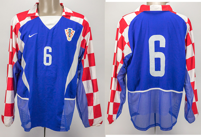 UEFA Euro 2004 match worn football shirt Croatia