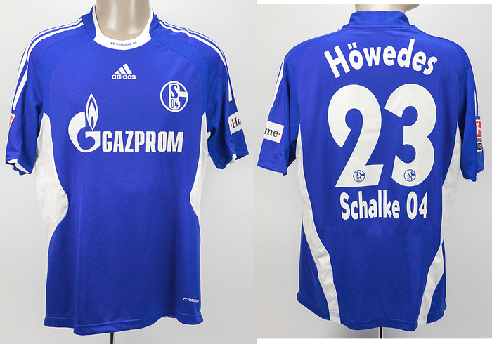 match worn football shirt Schalke 04 2008/2009