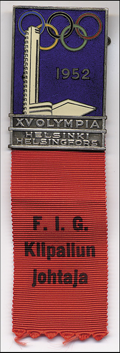 Olympic Games Helsinki 1952 Participation badge