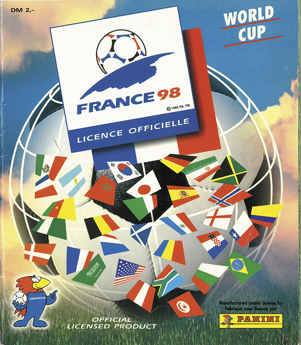 World Cup 1998. Panini album French edition