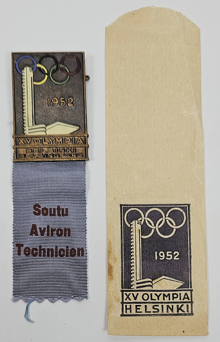 Olympic Games Helsinki 1952 Participation badge