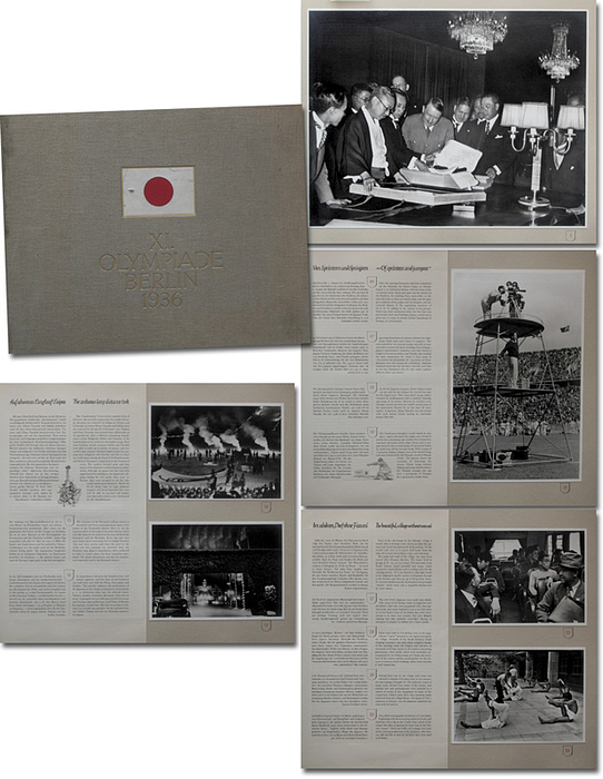 Fotopräsentationsbuch für Japan: „XI.Olympiade Berlin 1936.“.