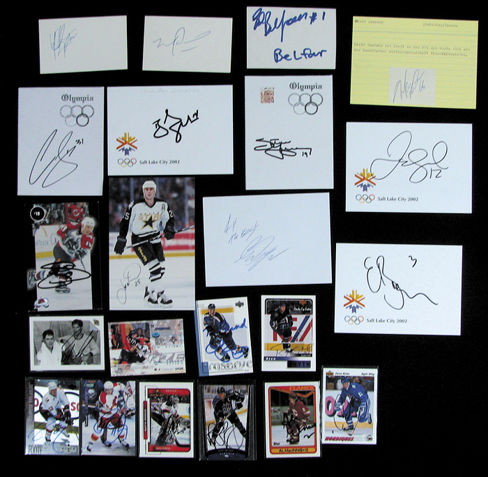 Olympic Games 2002 Autograph Icehockey Canada