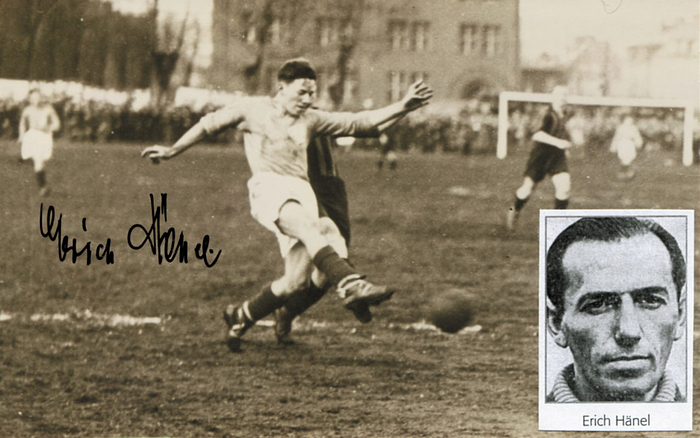 German Football Autograph Erich Hänel