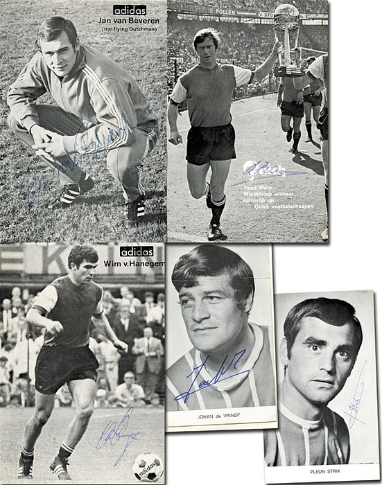 Netherlands Football Internationals 1974 Autogram