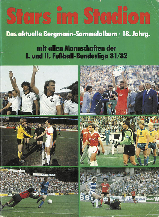Colletor cards German Bundesliga 1981 by Bergmann