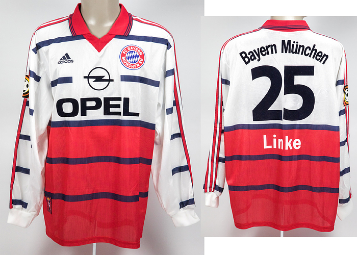 match worn football shirt Bayern Munich 1998/1999