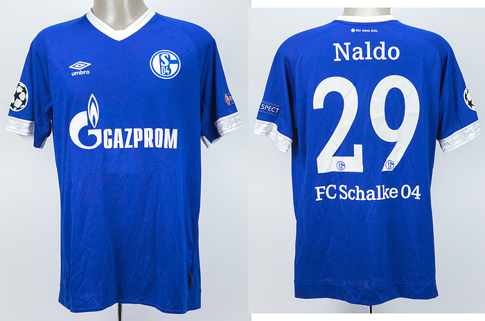 match worn football shirt Schalke 04 2018/2019