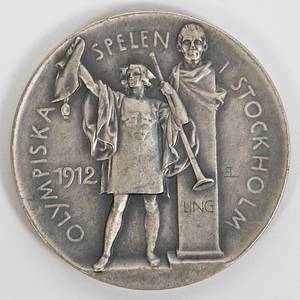 Olympic Games Berlin 1912. Silver Winnermedal - Bild 3
