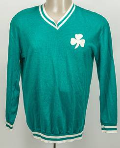 Original match worn Spielertrikot von Irland mit der Rückennummer 6. Getragen in einem Länderspiel der Nationalmannschaft von Irland. Ca. 1960-1970. Status:ACA. - Bild 7