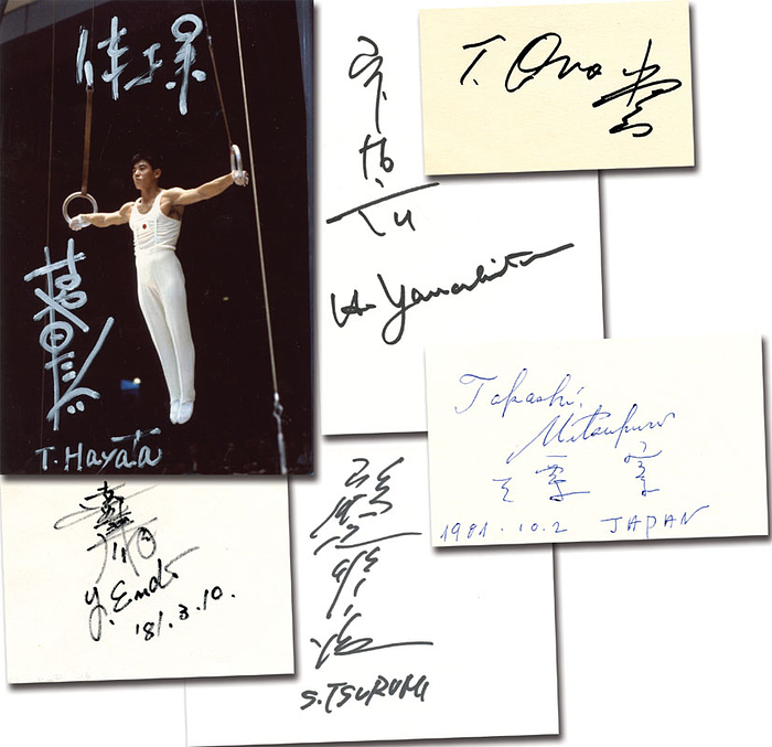 Autograph Olympic Games 1964 Gymanstics