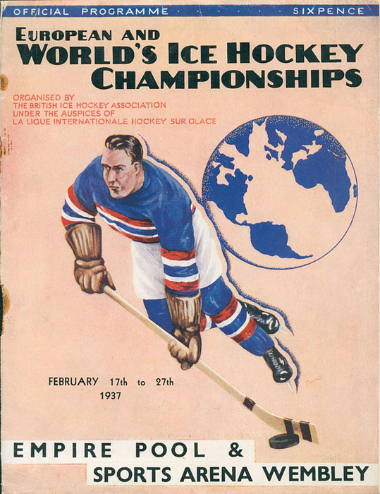 Programme: Ice Hockey World Cup 1937.