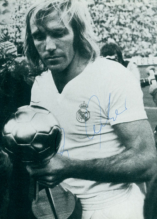 Autograph German Football Guenter Netzer