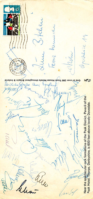 Autograph Football World Cup 1966 Vize Germany