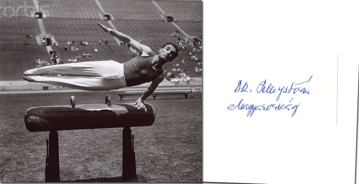 Autograph Olympia 1932 gymnastics. Hungary