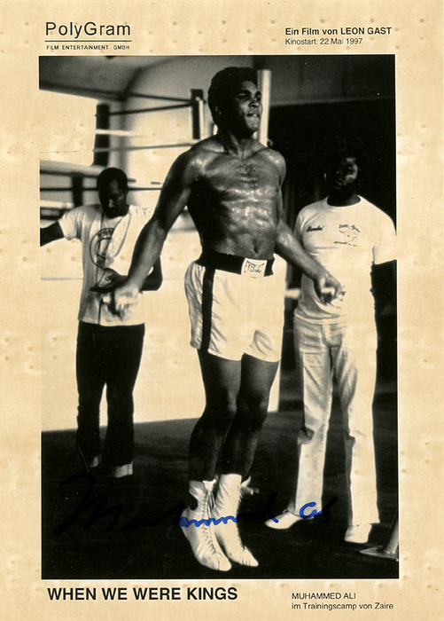 Boxing  Muhammad Ali 1988 Cassius Clay Heavyweigh