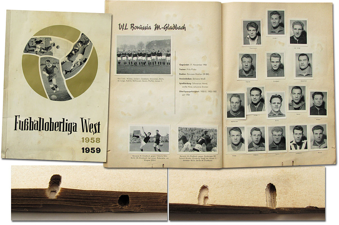 Fußballoberliga West 1958/59. KOMPLETT mit 304 Sammelbilder!!!!!.