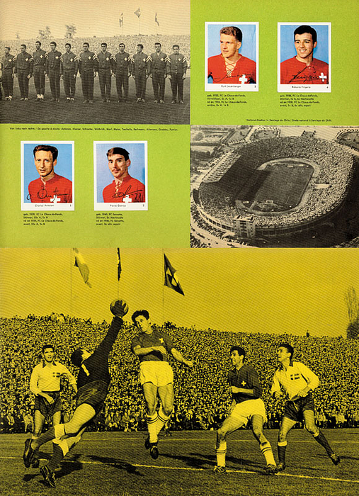 World Cup 1962. Rare Swiss Sticker Album