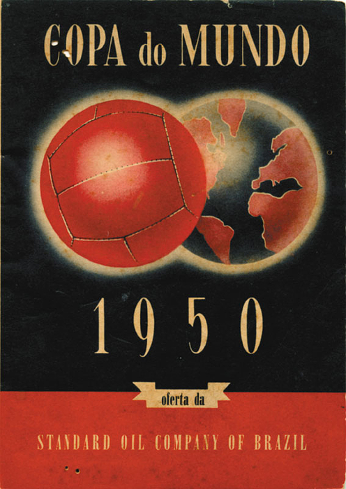 Copa do Mundo 1950. Oferta da Standard Oil Company of Brazil.