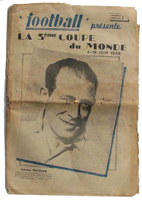 La 3éme Coupe du monde 4 - 19 Juin 1938. Numéro spécial.