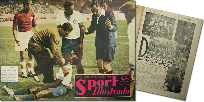 Sport Illustrado 1938. 1. Jg, Nr. 13. Südamerikanische Zeitschrift, Ausgabe zur Fussball-Weltmeisterschaft 1938.