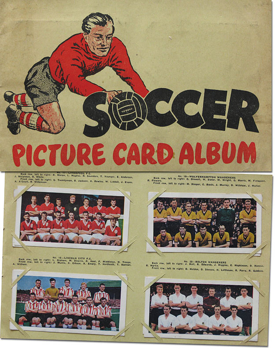 Soccer Picture Cards Album Football Sticker 1960