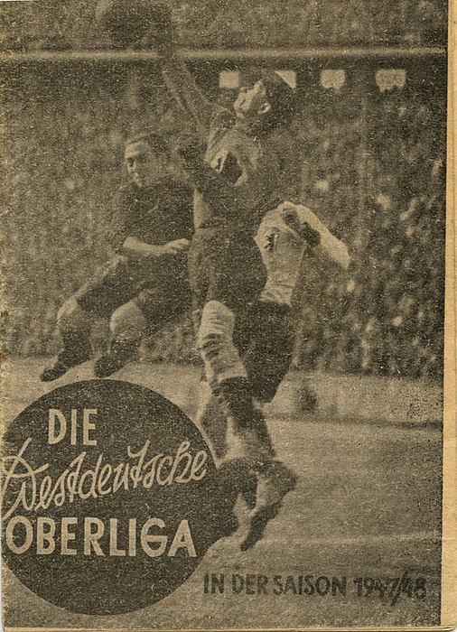 German Football Preview 1947. Westdeutsche Oberli