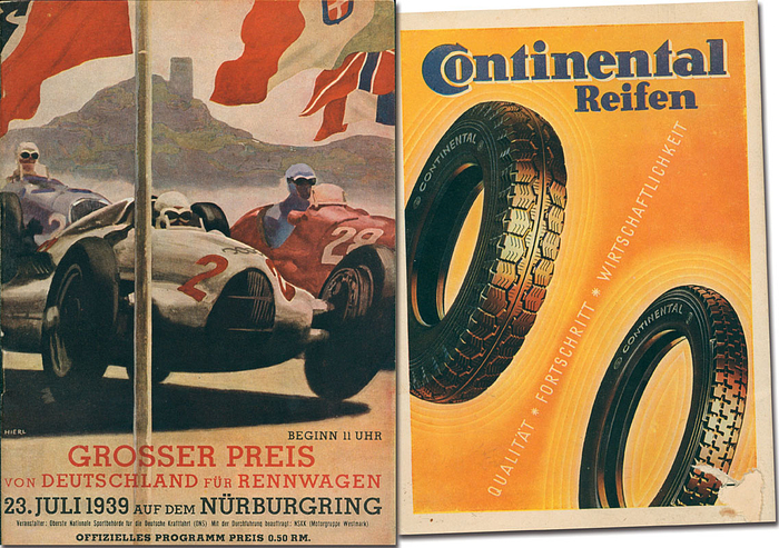 Großer Preis von Deutschland. Auf dem Nürburgring. 23.Juli 1939. Offizielles Programm.