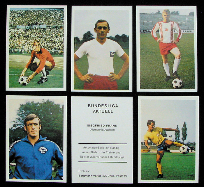 German Football Cards 1968 200x Bergmann