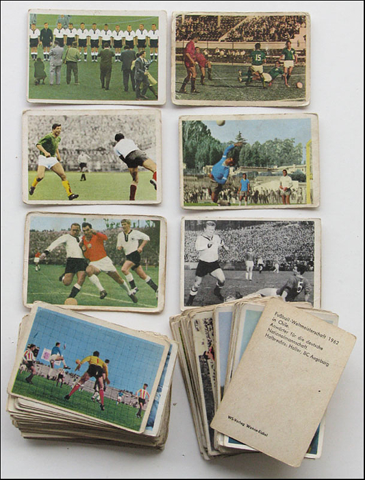 World Cup 1962 Football Collector's Cards from WS