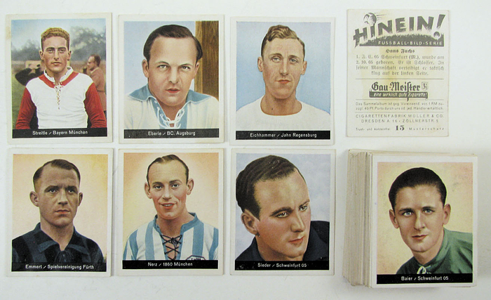 German Football Sticker 1937 "Hinein"