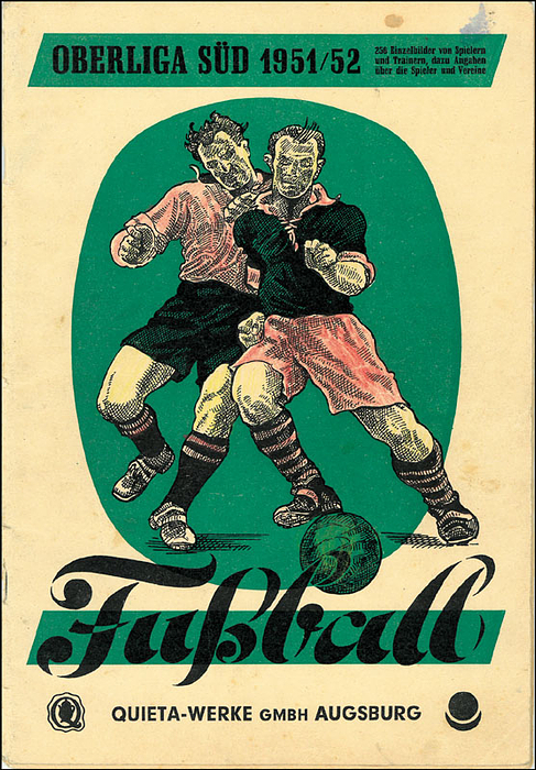 "Fußball Oberliga Süd 1951/52". Bilder aus den Vereinen der Oberliga Süd.