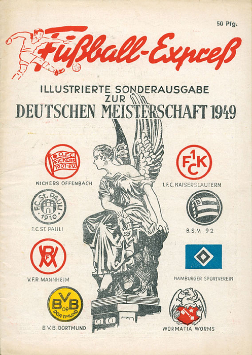 Illustrierte Sonderausgabe zur Deutschen Meisterschaft 1949.