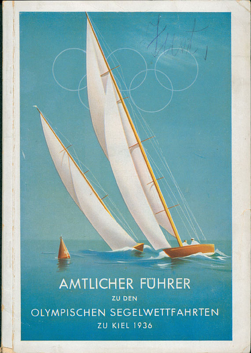Amtlicher Führer zu den Olympischen Segelwettfahren zu Kiel 1936.